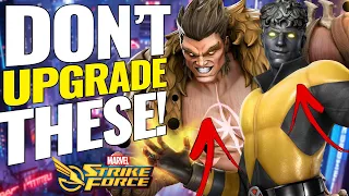 STOP BUILDING! 5 BIGGEST RESOURCE TRAPS! with MobileGamer | Marvel Strike Force | MSF