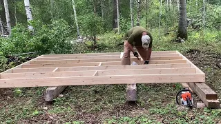 Building the modular “Pop Up” cabin