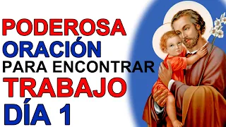 PODEROSA ORACION PARA ENCONTRAR TRABAJO DÍA 1