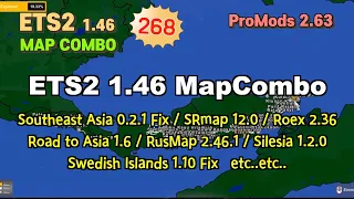 ETS2 1.46 Global MapCombo