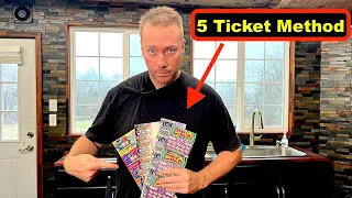 HOW TO WIN THE SCRATCH OFF LOTTERY 🤑 Using The 5 Ticket Method💰