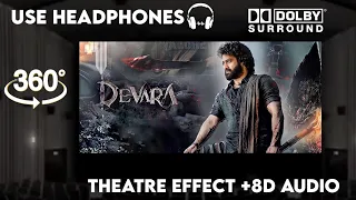 Devara Part-1 | Glimpse -|Theatre Experience Dolby  Surround  sound   - NTR | Koratala Siva