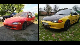 Building a Honda Civic V EG4 in 13 minutes! SZO TNT