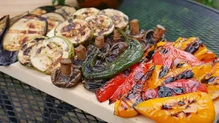 MARINADE for GRILLED VEGETABLES | Delicious Grilled Vegetables and MUSHROOMS on the MANGAL. ENG SUB.
