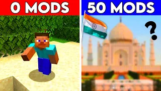 I Installed 50 *INDIAN* 🇮🇳 MODS In MINECRAFT [REPUBLIC DAY SPECIAL 2023]