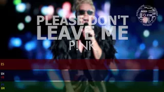 P!nk - Please Don't Leave Me SUBTITULADA (Inglés, Español, Portugués)