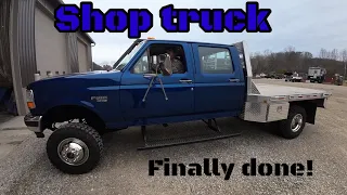 We finally finish the Ford F Superduty OBS 7.3 shop truck. We had some problems but she is done!