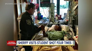 Survivor of Florida school shooting used his body as human shield to protect classmates