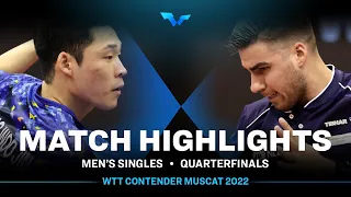 Jang Woojin vs Darko Jorgic | MS | WTT Contender Muscat 2022 (QF)