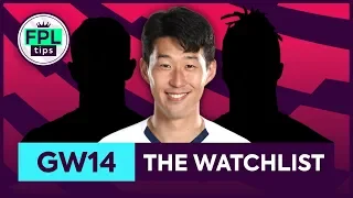 GW14: FPL WATCHLIST | Gameweek 14 | Fantasy Premier League Tips 2019/20