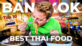 10 THAI FOOD You MUST TRY When You Visit BANGKOK Thailand In 2024 🇹🇭