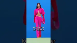 KENDALL JENNER FIRST WALK 2011 VS LAST WALK 2021🔥#shorts #kendalljenner #model #runwaymodel #viral