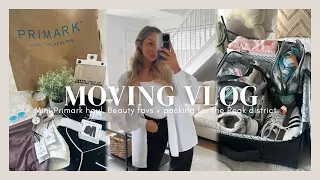 MOVING VLOG #2 | Mini Primark haul, Beauty favs + packing for the Peak district 📦