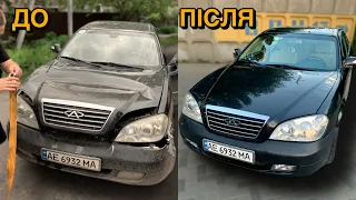 Китайський БІЗНЕС-КЛАС за 1300$ ПІСЛЯ ДТП. Chery Eastar. ВІДНОВЛЮЄМО!