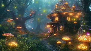 Enchanting Fairy Cottage in the Middle of the Forest - Music & Ambience 🌺🍄