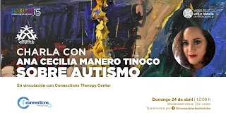Charla con Ana Cecilia Manero Tinoco sobre autismo