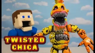 FNAF Twisted Ones TWISTED CHICA Toy Bootleg Funko Articulated Action Figures Five Nights at Freddy's
