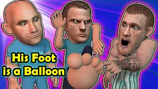 Conor Laughs at Dustin's Balloon foot