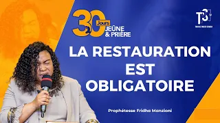 30 JOURS DE JEÛNES & PRIERES J28 S4 I DETRUIRE LA SORCELLERIE BY PROPHETESSE FRIDHA MANZIONI