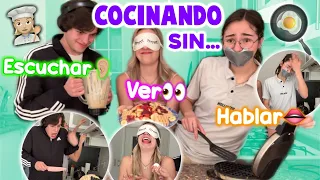 COCINANDO SIN VER👀 HABLAR👄 Y ESCUCHAR👂🏼- Emilyn