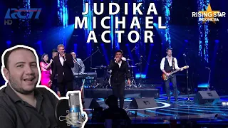 REACTION: Michael Learns To Rock feat Expert "The Actor" - Grand Final Rising Star Indonesia Eps 24