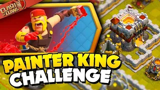 Easily 3 Star the Painter King Challenge (Clash of Clans) CLASHCLASSIC