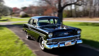 1956 Chevy Bel Air "Bella" 360 Aerial Drone Footage