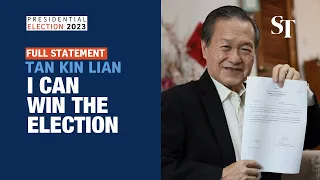 [FULL] Tan Kin Lian’s first statement after being issued certificate of eligibility
