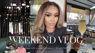 Weekend Vlog | Getting Back In Shape with a Personal Trainer | Dinner Date & More! | AMARACHI MUA