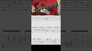 Another Day in Paradise Fingerstyle guitar cover TAB #Shorts