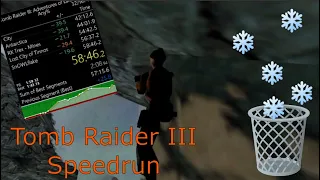 Tomb Raider III Speedrun in 58:46 - Glitched Any%