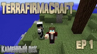 [EP 1] Каменный век 💨 ВЫЖИВАНИЕ В TERRAFIRMACRAFT | FAQ | MINECRAFT