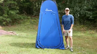 How to Fold a Portable Pop Up Changing Tent