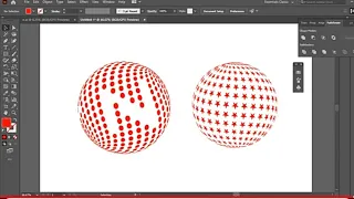 3D Wireframe Sphere,|| 3D Globe ||Geometric Shapes in Adobe Illustrator || logo design