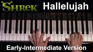 Hallelujah, Cohen (Early-Intermediate Piano Solo)