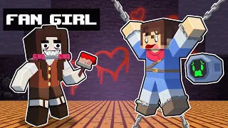 Steve And G.U.I.D.O Have a CRAZY FAN GIRL In Minecraft!