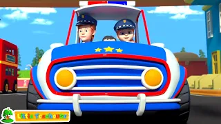 Wheels On The Police Car and Kindergarten Rhymes for Kids