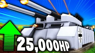 P.1000 Ratte ON STEROIDS is COMPLETELY BROKEN in Total Tank Simulator