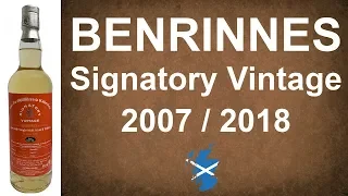 Benrinnes Signatory Vintage  2007 / 2018 Single Malt Whisky Review #297 from WhiskyJason