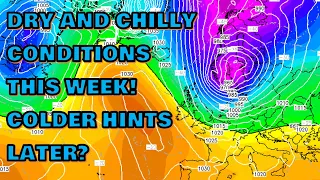 Dry and Chilly Conditions this Week! Colder Hints Later? 9th January 2021