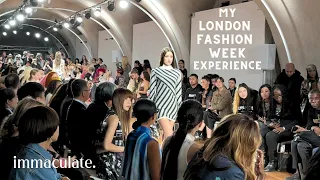 My London Fashion Week Experience | immaculate.