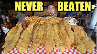 TEXAS'S BIGGEST FISH & CHIPS CHALLENGE! Unbeaten "Swimming with the Fishes" Challenge