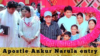Apostle Ankur Narula ji Entry in sweet distribution meeting ❤️🎉🥳|| #ankurnarulaministries