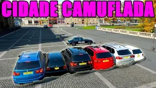 DERAM FUGA NO CIDADE CAMUFLADA - FORZA HORIZON 4 - GAMEPLAY