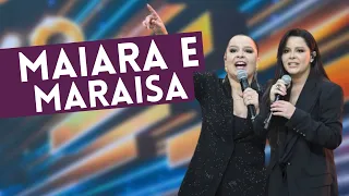 Maiara e Maraisa levantam auditório do Faustão com “Aí Eu Bebo”