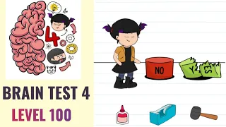 🧠 Brain Test 4 Level 100 | So is this really the 100th level of the game? | Walkthrough