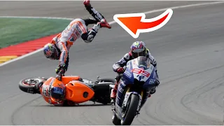 8 WORST MotoGP Crashes Ever!