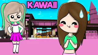 24 HORAS EN UN MUNDO KAWAII CON LYNA EN BROOKHAVEN ROBLOX