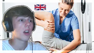 American Reacts to "Day in The Life of an NHS Physiotherapist"