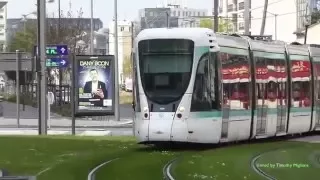 Ligne 2 du tramway d'Île-de-France - The T2 Tram in Paris, France 2016